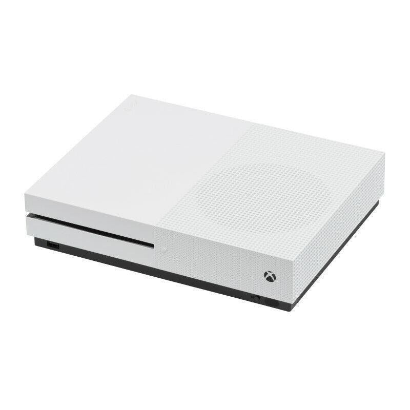 Microsoft Xbox One S 500GB White Gaming Console + Black Wireless Controller C2