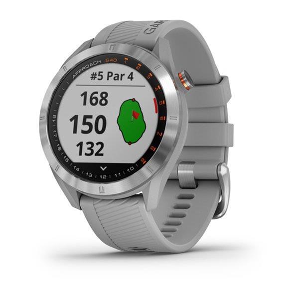Garmin Approach S40 43mm GPS HRM Bluetooth Stainless Steel Smartwatch