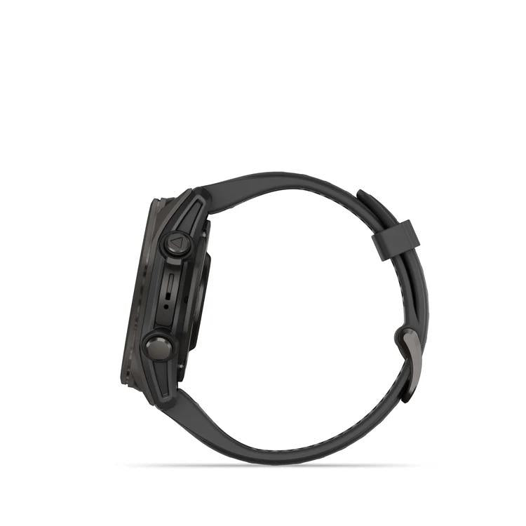 Garmin Fenix 8 AMOLED 43mm Carbon Grey GPS HRM Bluetooth Smartwatch A