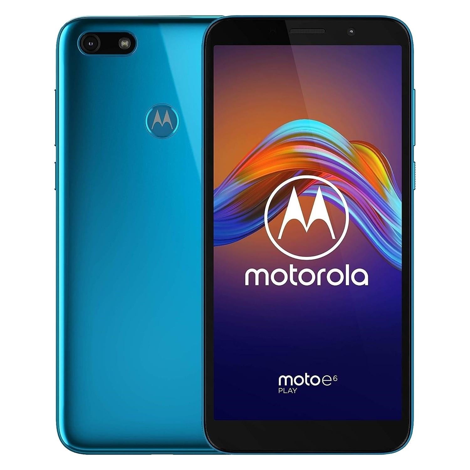 Motorola Moto E6 Play 32GB Android Unlocked 4G Blue Mobile Smartphone B