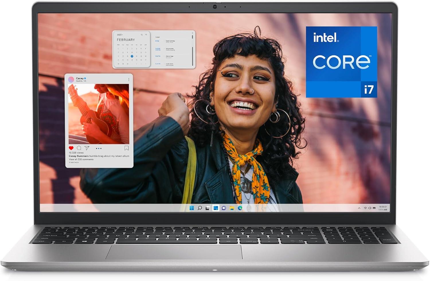 Dell Inspiron 15 3530 15.6'' i7-1355U 512GB 16GB FHD Win 11 Silver Laptop B
