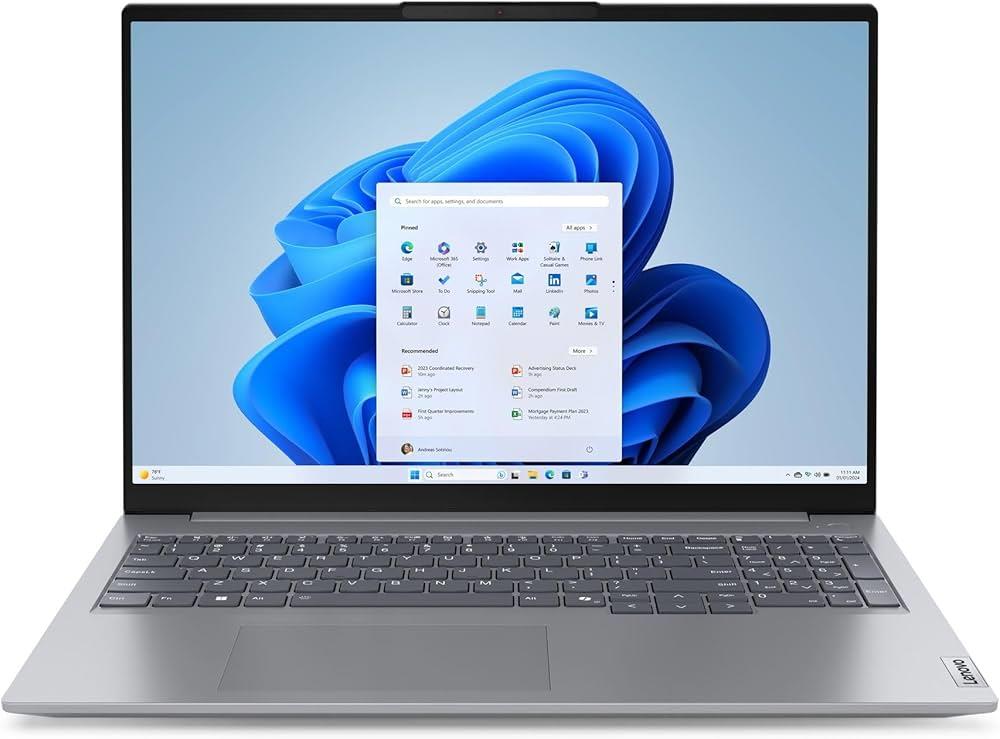 Lenovo ThinkBook 16 G7 IML 16'' Ultra 5-125U 256GB 8GB FHD Win 11 Grey Laptop