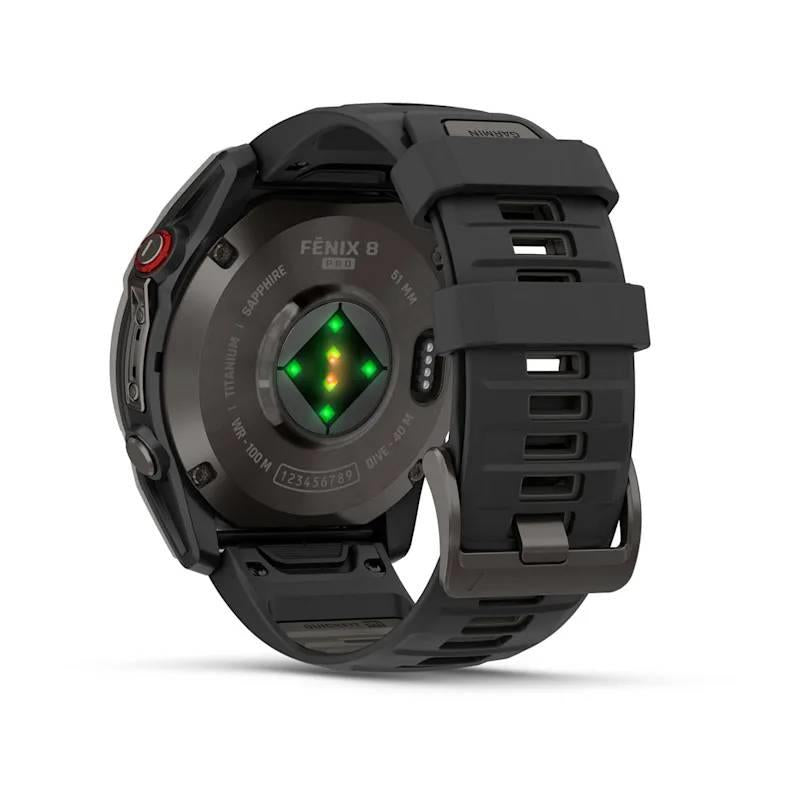 Garmin Fenix 8 Pro MicroLED 51mm GPS HRM Bluetooth Running Titanium Smartwatch A