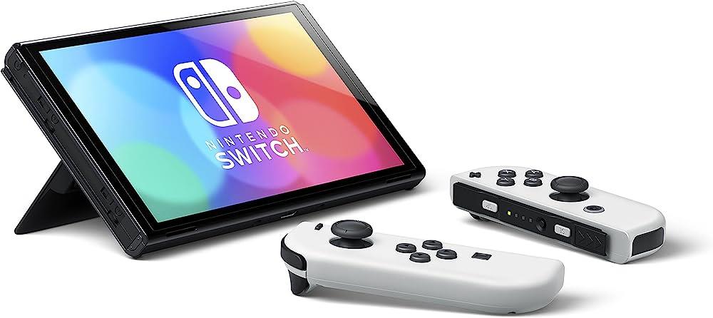 Nintendo Switch White (custom) Portable Hand-Held Gaming Console HAC-001(-01) B