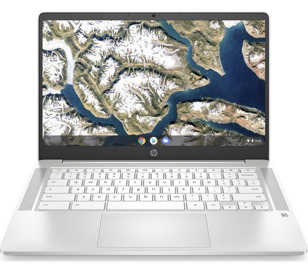 HP Chromebook 14a-na0504sa 14" Pentium 64GB 4GB FHD ChromeOS White Laptop B