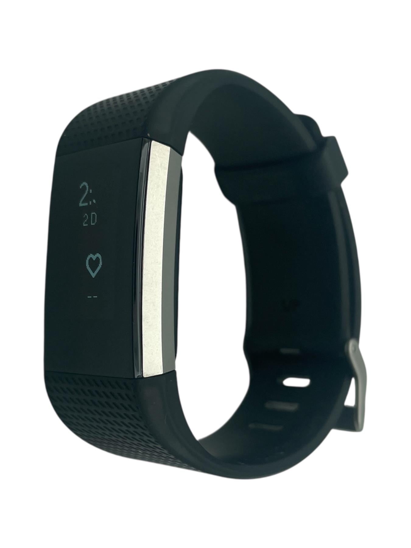 Fitbit Charge 2 Stainless Steel GPS HRM Bluetooth Fitness Tracking Smartwatch B