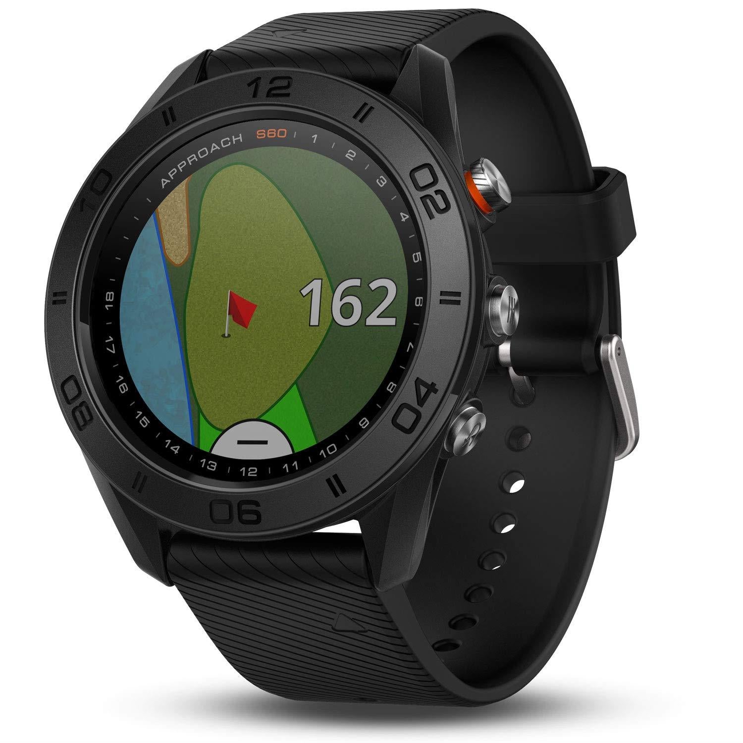 Garmin Approach S60 33mm Black Golf Watch Navigation Fitness Smartwatch