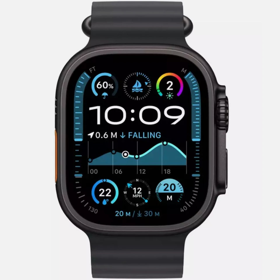 Apple Watch Ultra 2 49mm Black Titanium GPS HRM Cellular Bluetooth Smartwatch