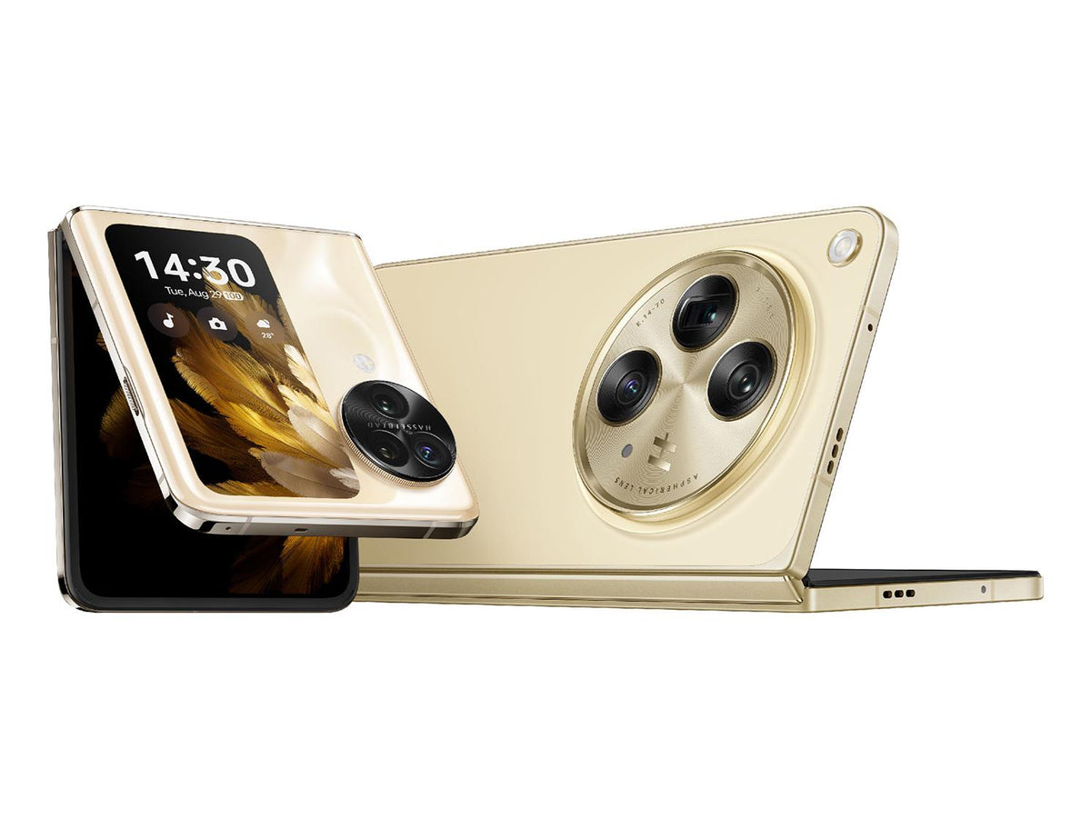 Oppo Find N3 Flip 256GB 12GB Android Unlocked 5G Cream Gold Mobile Smartphone A