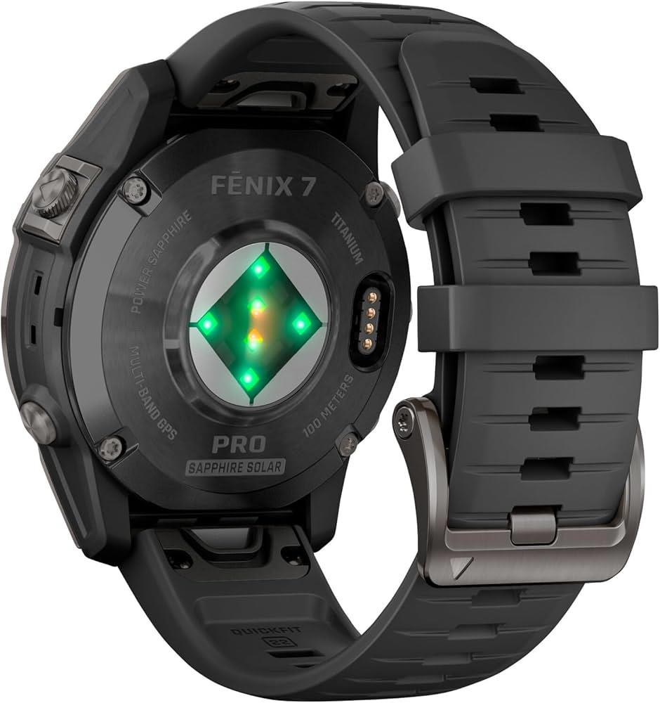 Garmin Fenix 7 Pro Solar 51mm Slate GPS HRM Bluetooth Fitness Smartwatch B