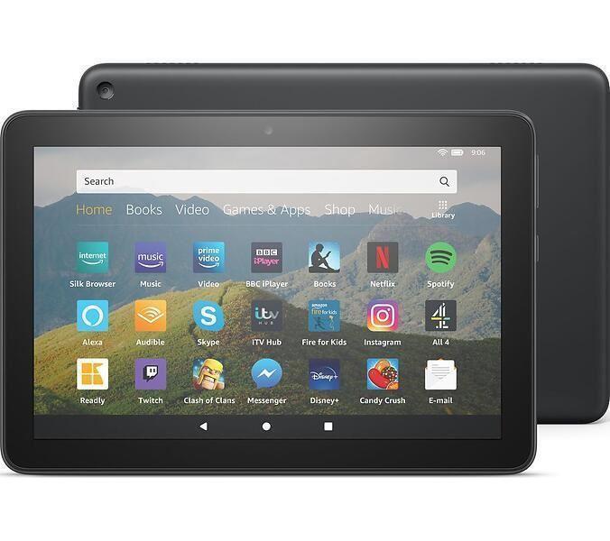 Amazon Fire 8 HD 10th Generation 8'' 32GB Android WiFi Black Tablet B