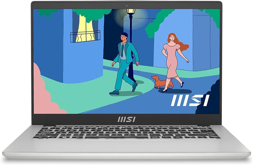 MSI Modern 14 C12M 14'' i5-1235U 512GB 8GB FHD Win 11 Silver Laptop A
