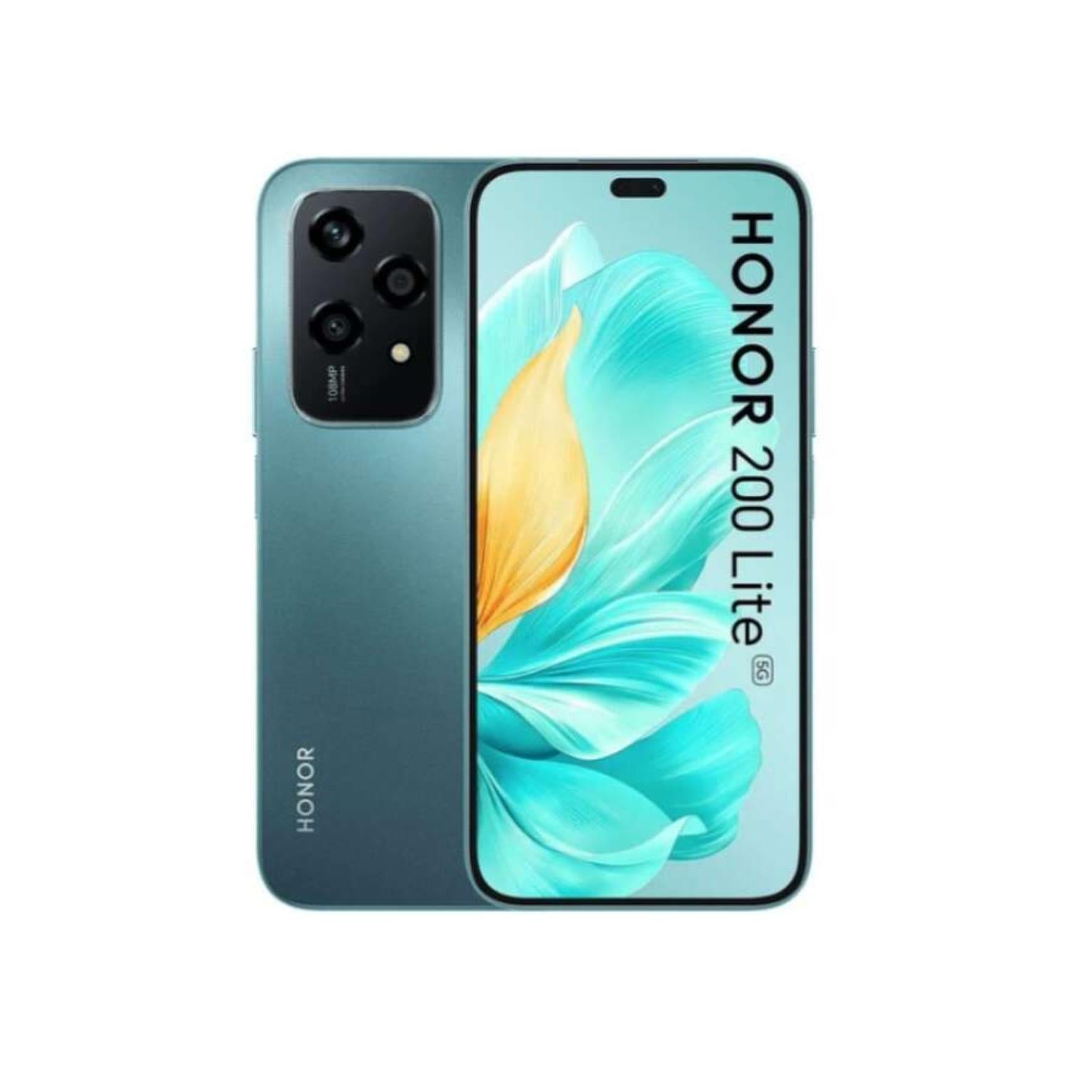 Honor 200 Lite 256GB 8GB Android Unlocked 5G Cyan lake Smartphone LLY-NX1 A