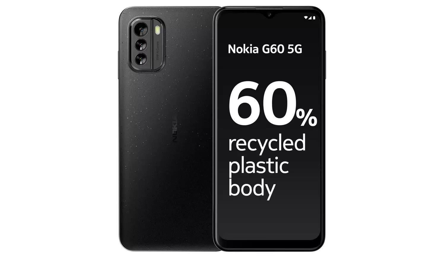 Nokia G60 5G 128GB Black Unlocked Sim Free Android Mobile Smartphone B