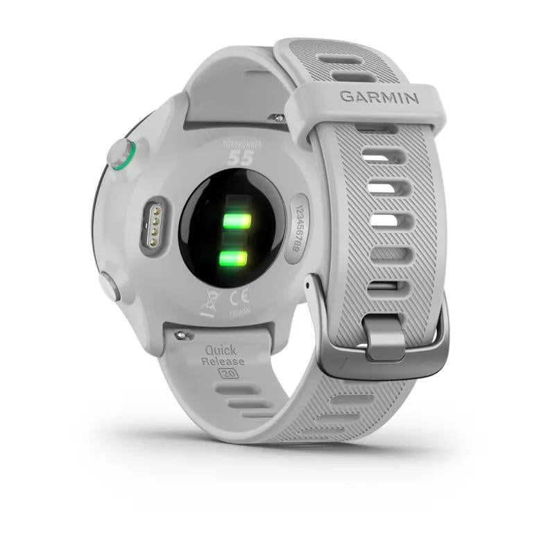 Garmin Forerunner 55 27mm White GPS HRM Bluetooth Fitness Tracking Smartwatch