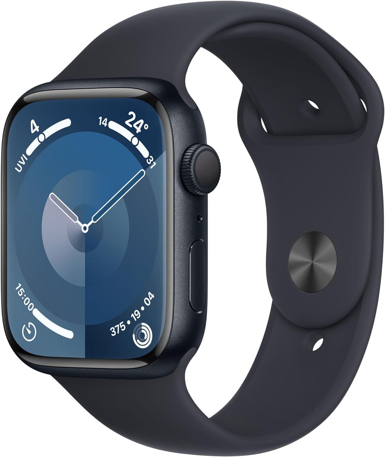 Apple Watch Series 9 GPS 45mm Midnight Wi-Fi Cellular Fitness Tracker A2984 A