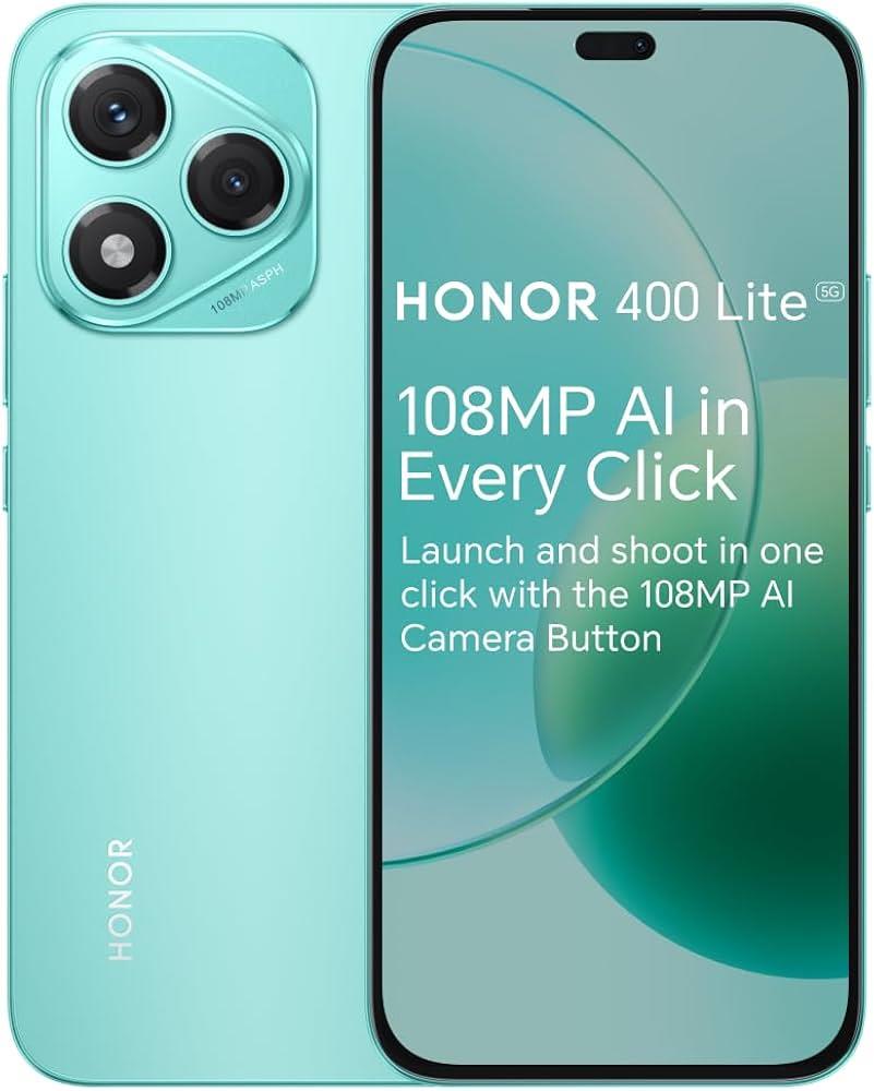 Honor 400 Lite 256GB 8GB Android Unlocked SIM 5G Green Mobile Smartphone