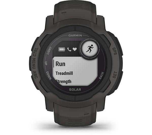 Garmin Instinct 2 Solar 45mm Graphite GPS HRM Bluetooth Fitness Smartwatch A