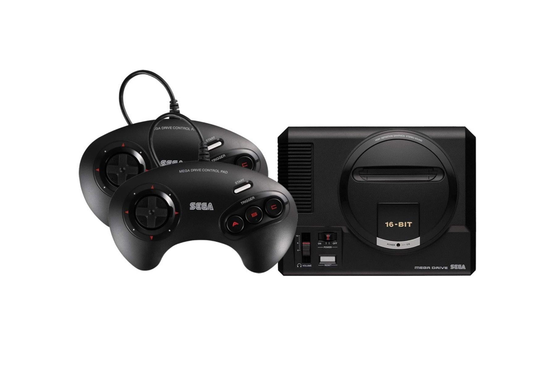 Sega Mega Drive Black Retro Vintage Video Games Console 1601-05 B