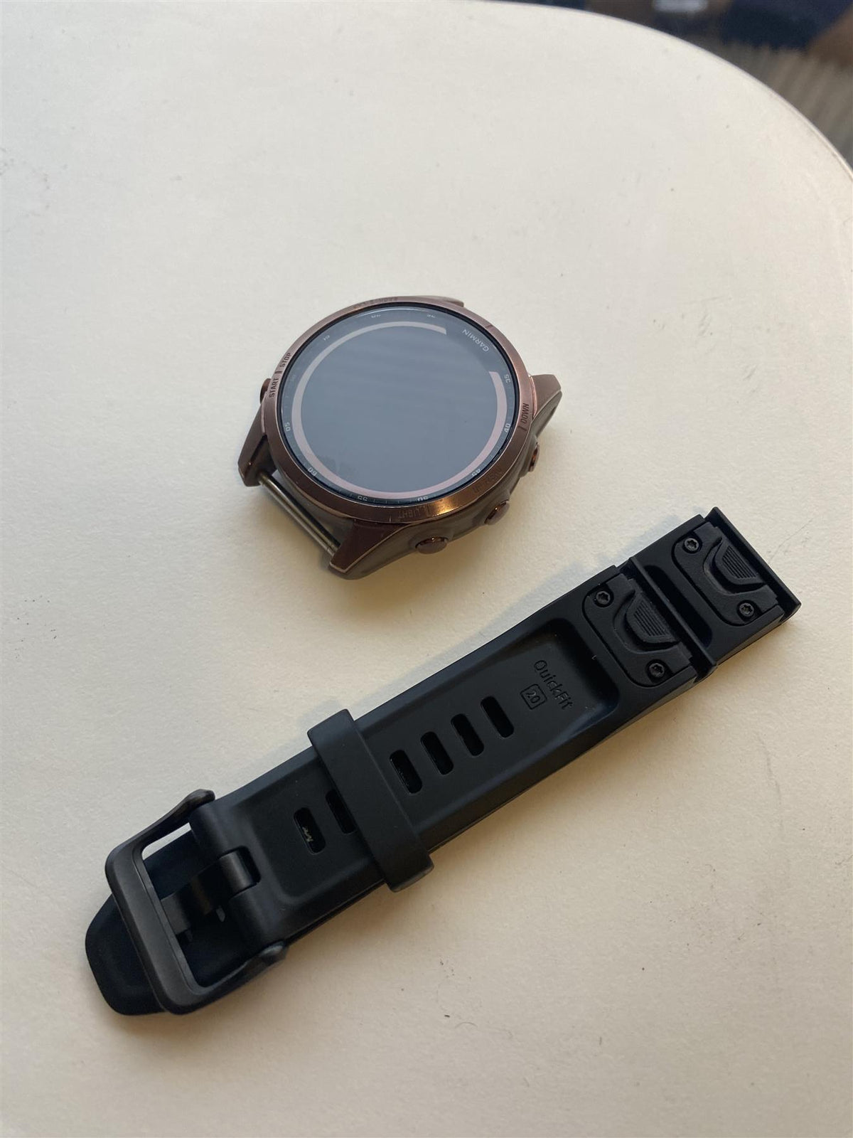 Garmin Fenix 7S Sapphire Solar 42mm GPS HRM Bluetooth Dark Bronze Smartwatch B