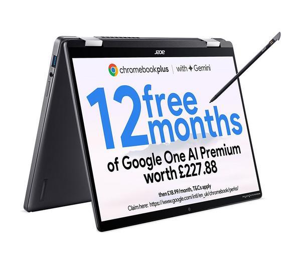 Acer Chromebook Plus Spin 714 14'' Ultra 7 155U 512GB Touchscreen Iron Laptop