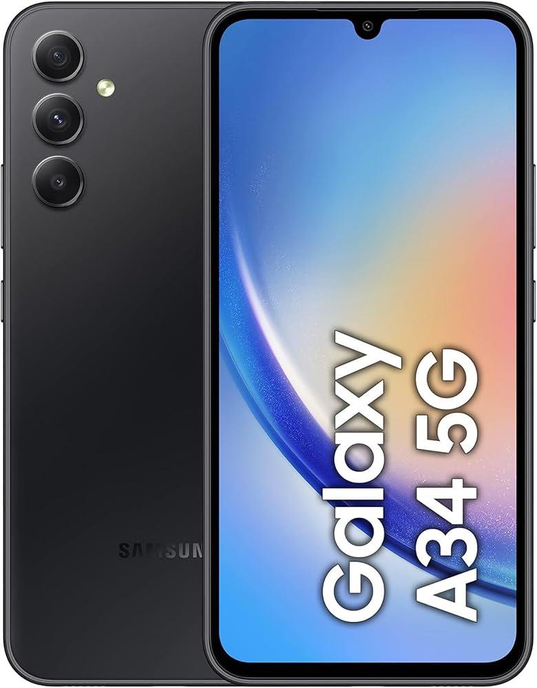 Samsung Galaxy A34 256GB 8GB Android Unlocked SIM 5G Graphite Smartphone