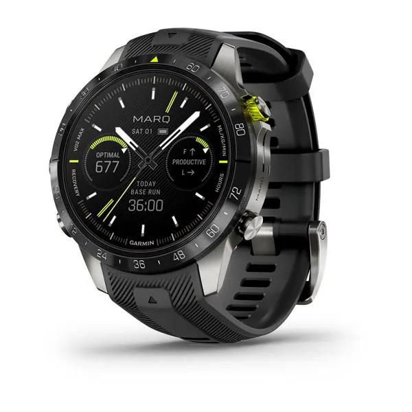 Garmin MARQ Athlete Gen 2 46mm GPS HRM Bluetooth Black Titanium Smartwatch