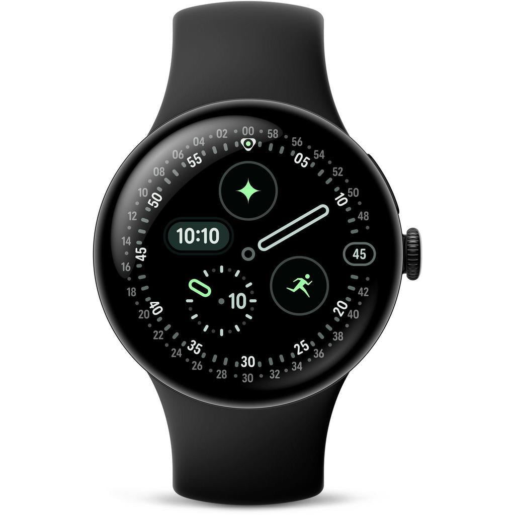 Google Pixel Watch 4 45mm Matte Black GPS HRM Bluetooth Fitness Smartwatch A
