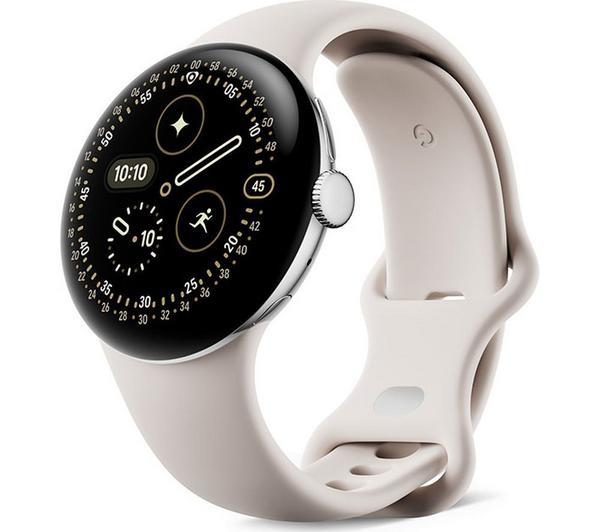 Google Pixel Watch 4 45mm GPS HRM Bluetooth Silver Smartwatch G8AK3 B