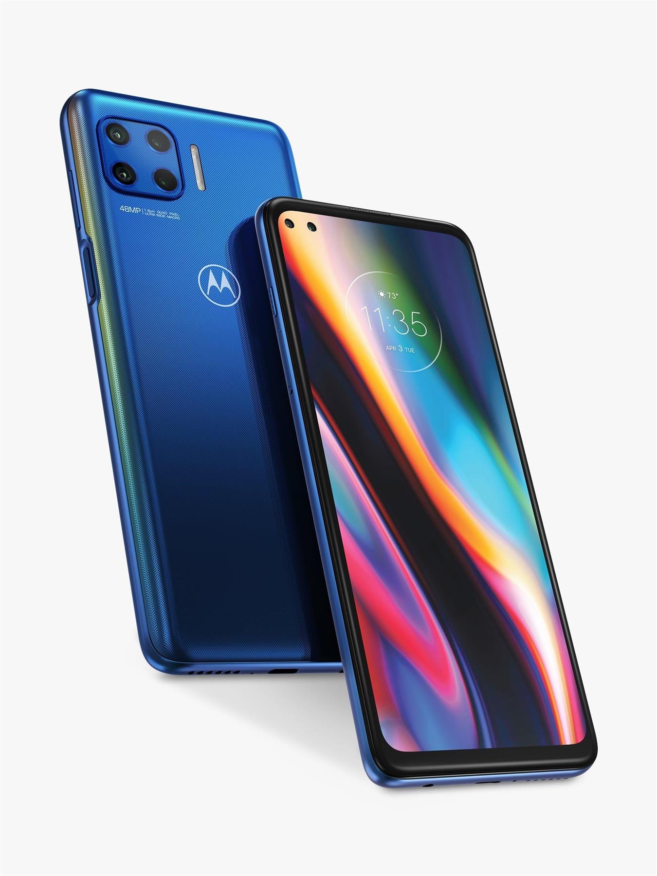 Motorola Moto G 5G Plus 64GB 4GB Android Unlocked SIM Blue Mobile Smartphone A