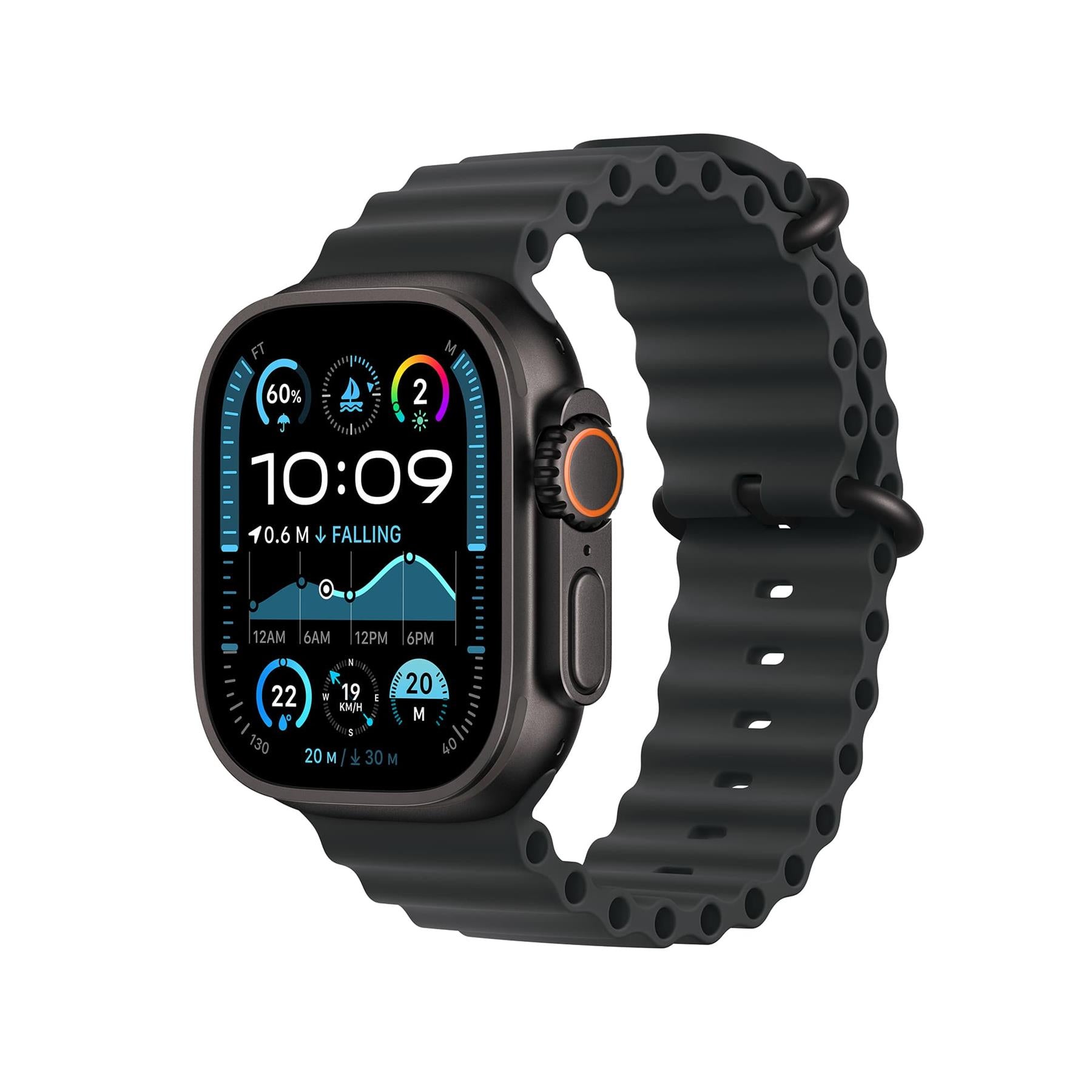 Apple Watch Ultra 2 49mm Black Titanium GPS HRM Cellular Bluetooth Smartwatch