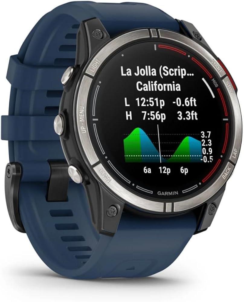 Garmin Quatix 7 Pro AMOLED 47mm Marine GPS Black Titanium Smartwatch B