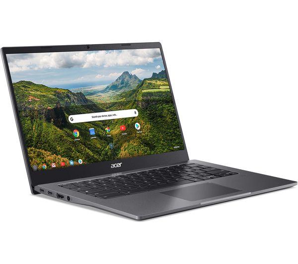 Acer Chromebook Plus 514 14'' i3-N305 128GB 8GB FHD Silver Laptop CB514-4H
